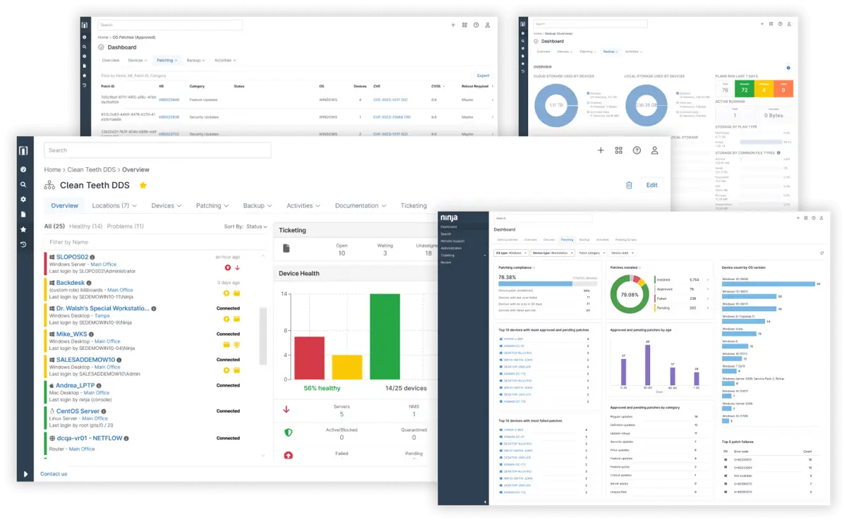 Screenshot van Vulnerability Management & Mitigation software voor een blog over Assess & Remediate Vulnerabilities