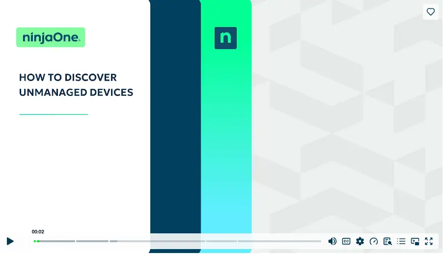 Video thumbnail for 'How to Discover Unmanaged Devices' video