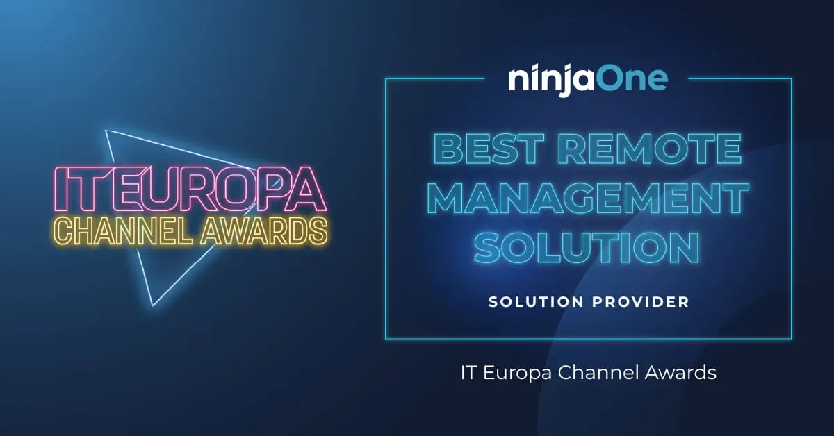 IT Europa Channel Awards 2022: NinjaOne Rated Best Remote Management Solution