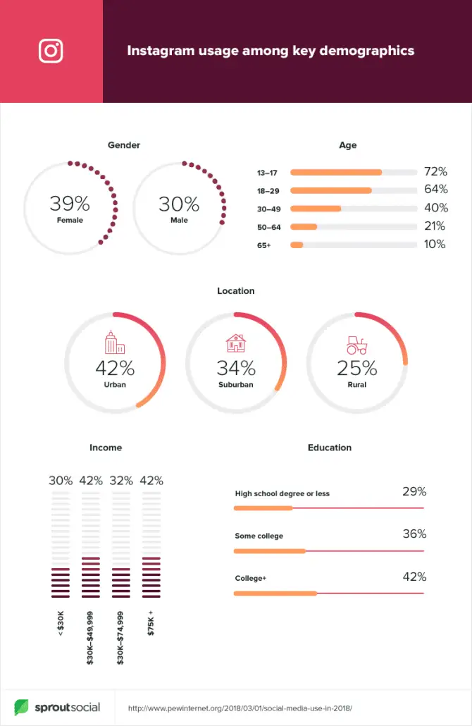 Demografie van Instagram