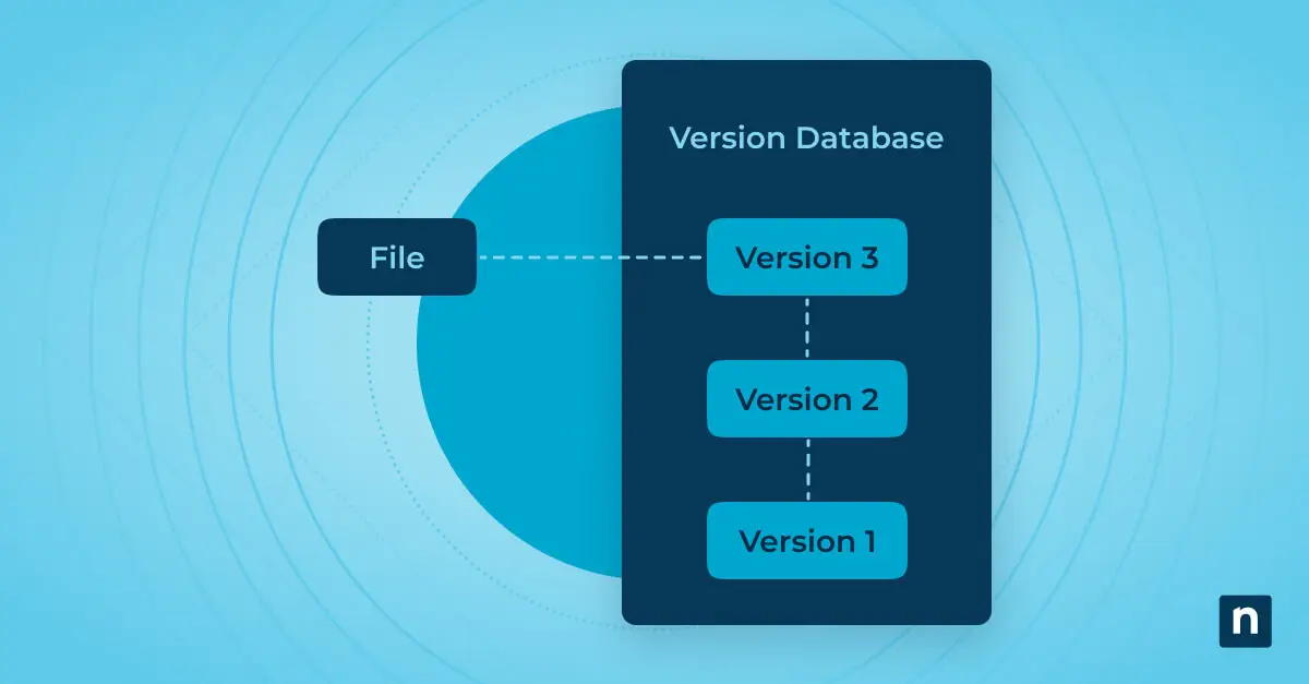 An image of a version control dialog box for a blog about version control systems