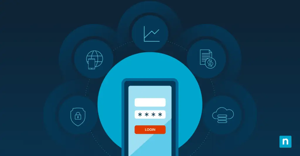 Exploring Enterprise Mobility Management (EMM) Illustration of a mobile device surrounded by EMM functions representing enterprise mobility management