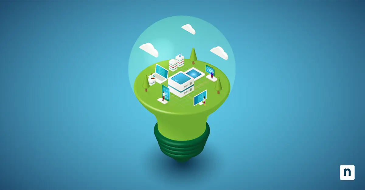 An image of a community inside a lightbulb