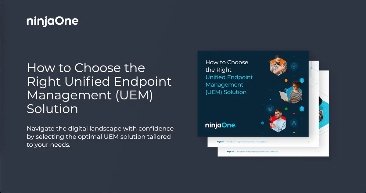Banner for How to Choose the Right UEM Solution