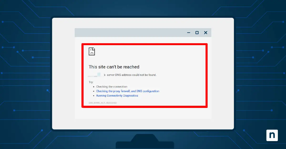 Qué es el error "El servidor DNS no responde" y cómo solucionarlo blog banner image