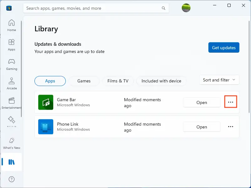 The library window for the blog How to Find & Remove Bloatware from Windows 11