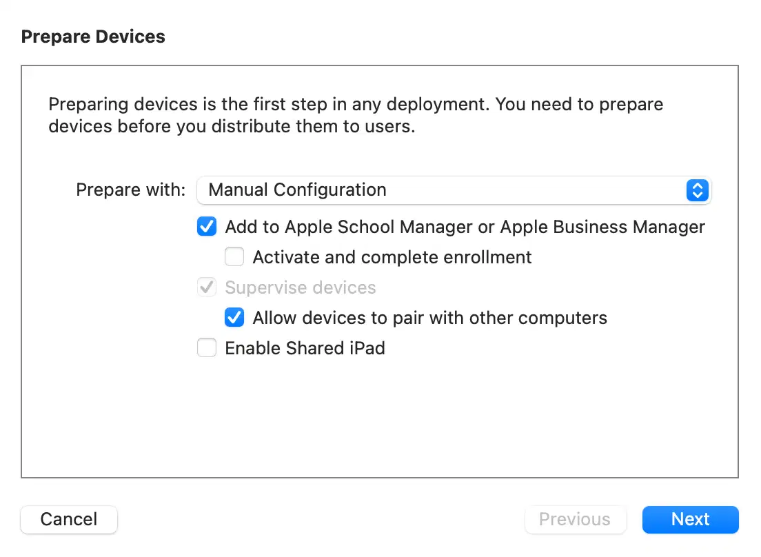 Allow devices to pair with other computers, as indicated in the screenshot below, then click Next.