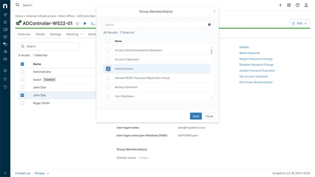 ad-tools-group-membership Manage your Active Directory users