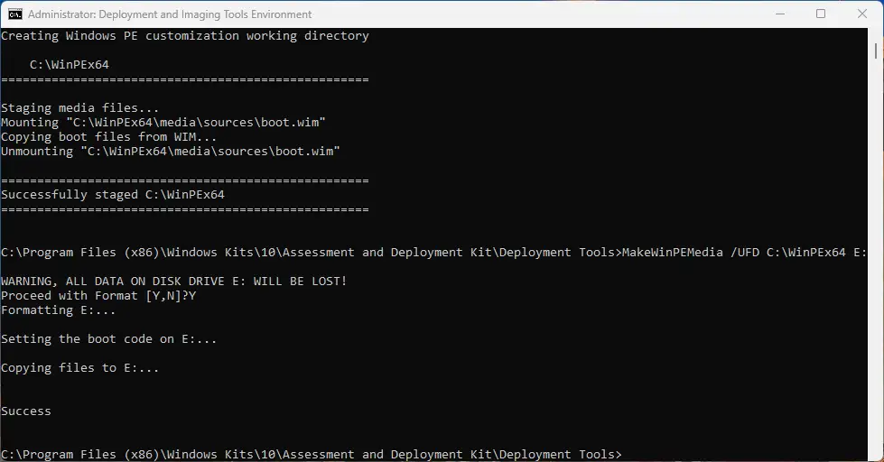 Command prompt