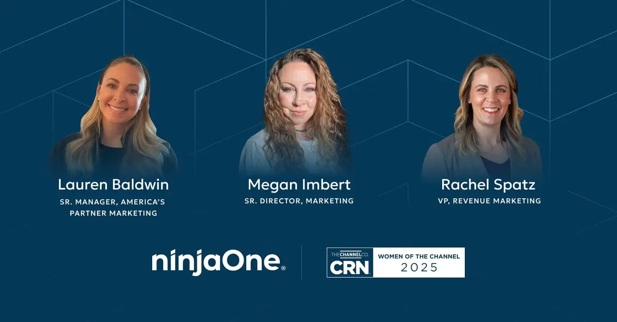 Tre leader di NinjaOne sono state inserite da CRN nell'elenco dedicato alle Women of the Channel del 2025