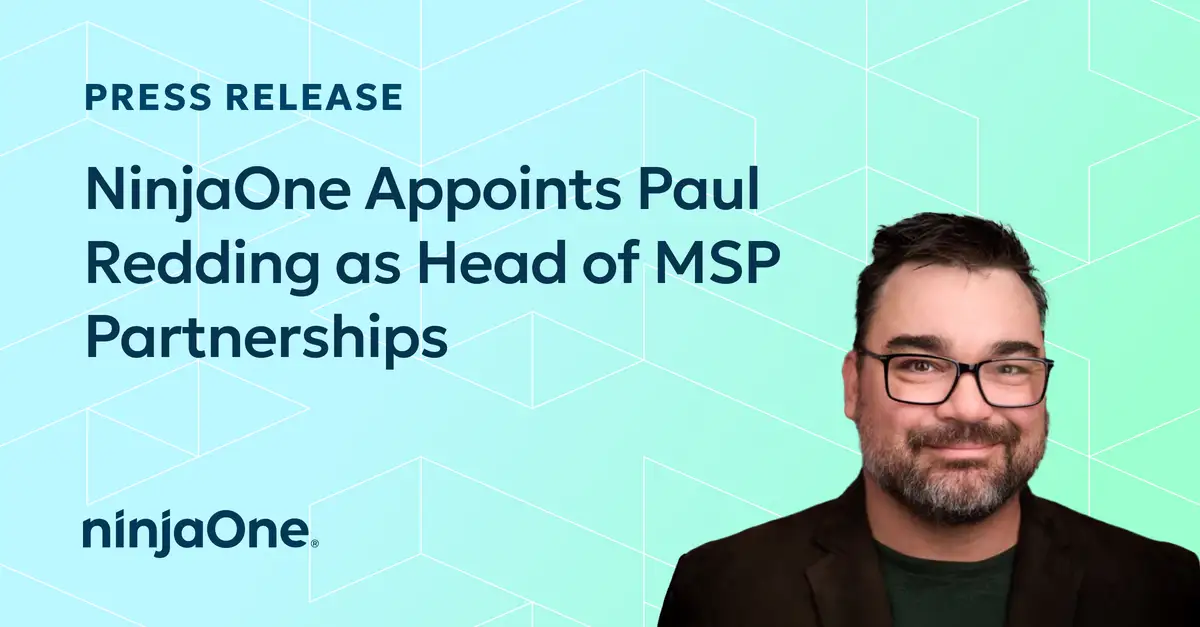 NinjaOne benoemt Paul Redding tot Head of MSP Partnerships NinjaOne benoemt Paul Redding tot Head of MSP Partnerships