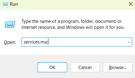 Abrir los servicios del sistema