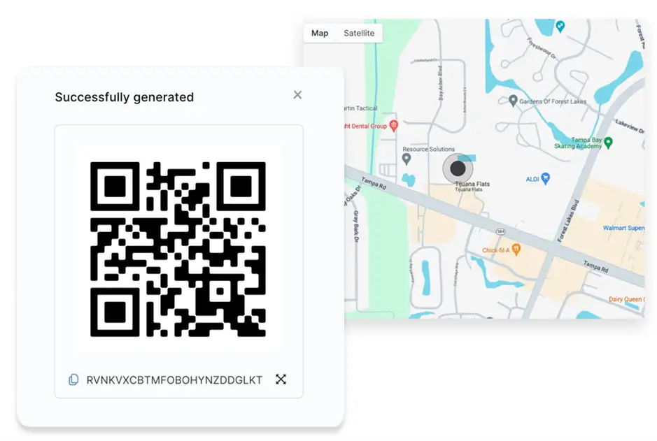 Registro mediante código QR