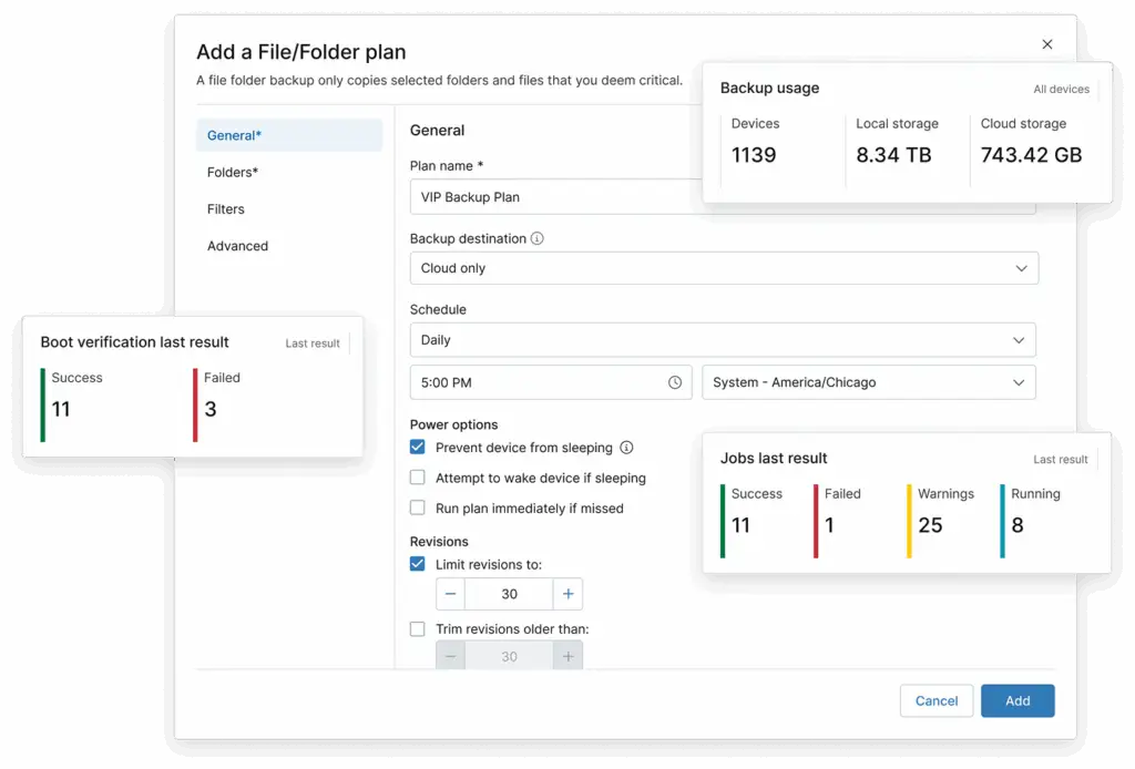 Cloud Backup screenshots Cloud Backup screenshots
