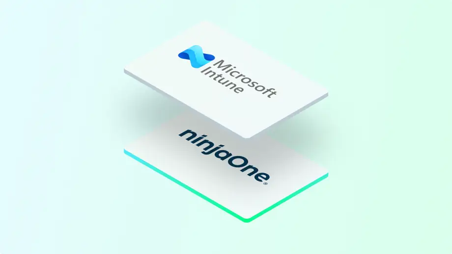 NinjaOne + Microsoft Intune graphic