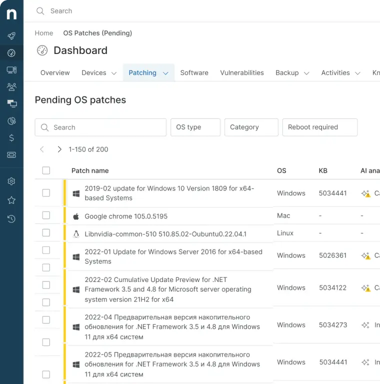 Descubre NinjaOne Patch Management