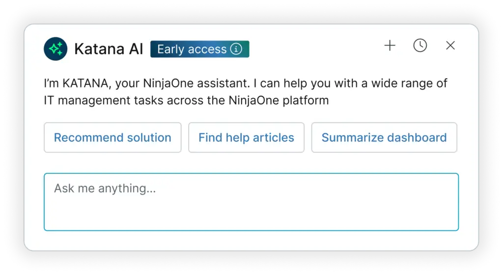 NinjaOne Katana AI screenshot